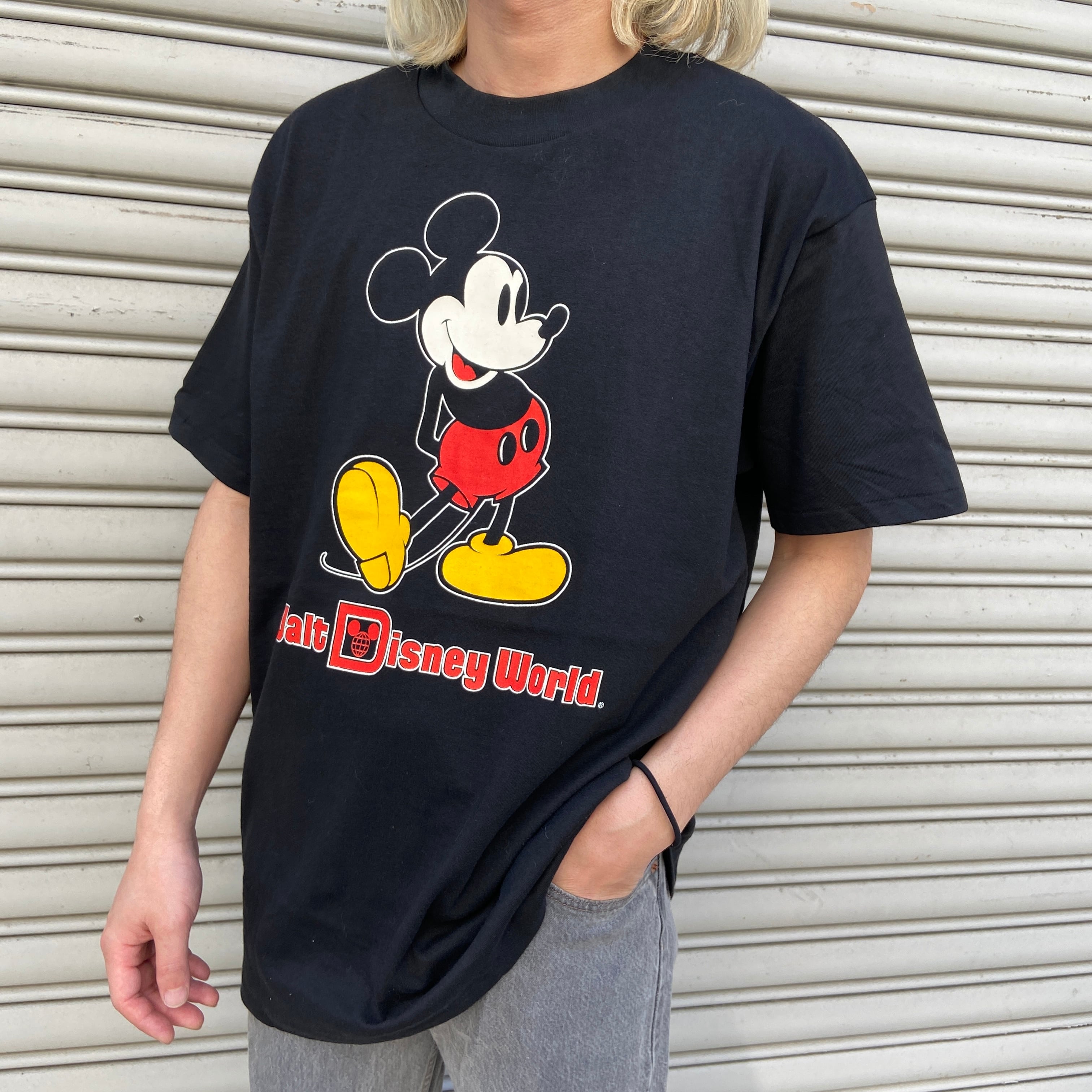 神サイズ 80s ビンテージ USA製 Disney ディズニー Mickey Mouse