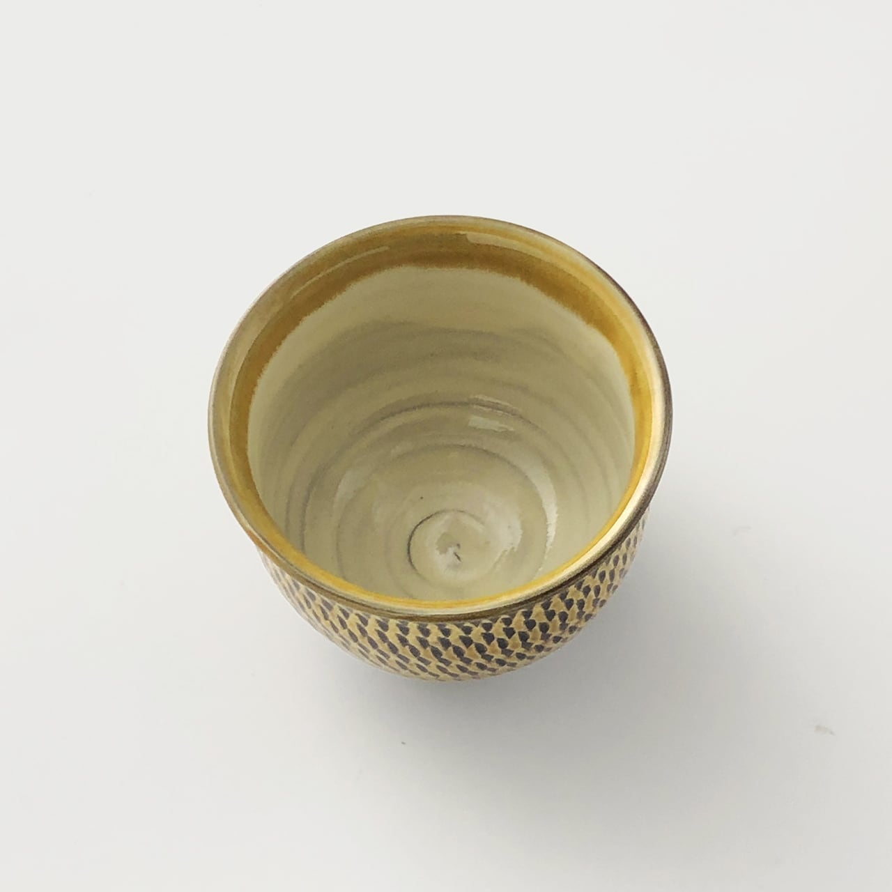 小鹿田焼 大皿 43cm 飛び鉋 緑釉 飴釉 民藝 古作 小