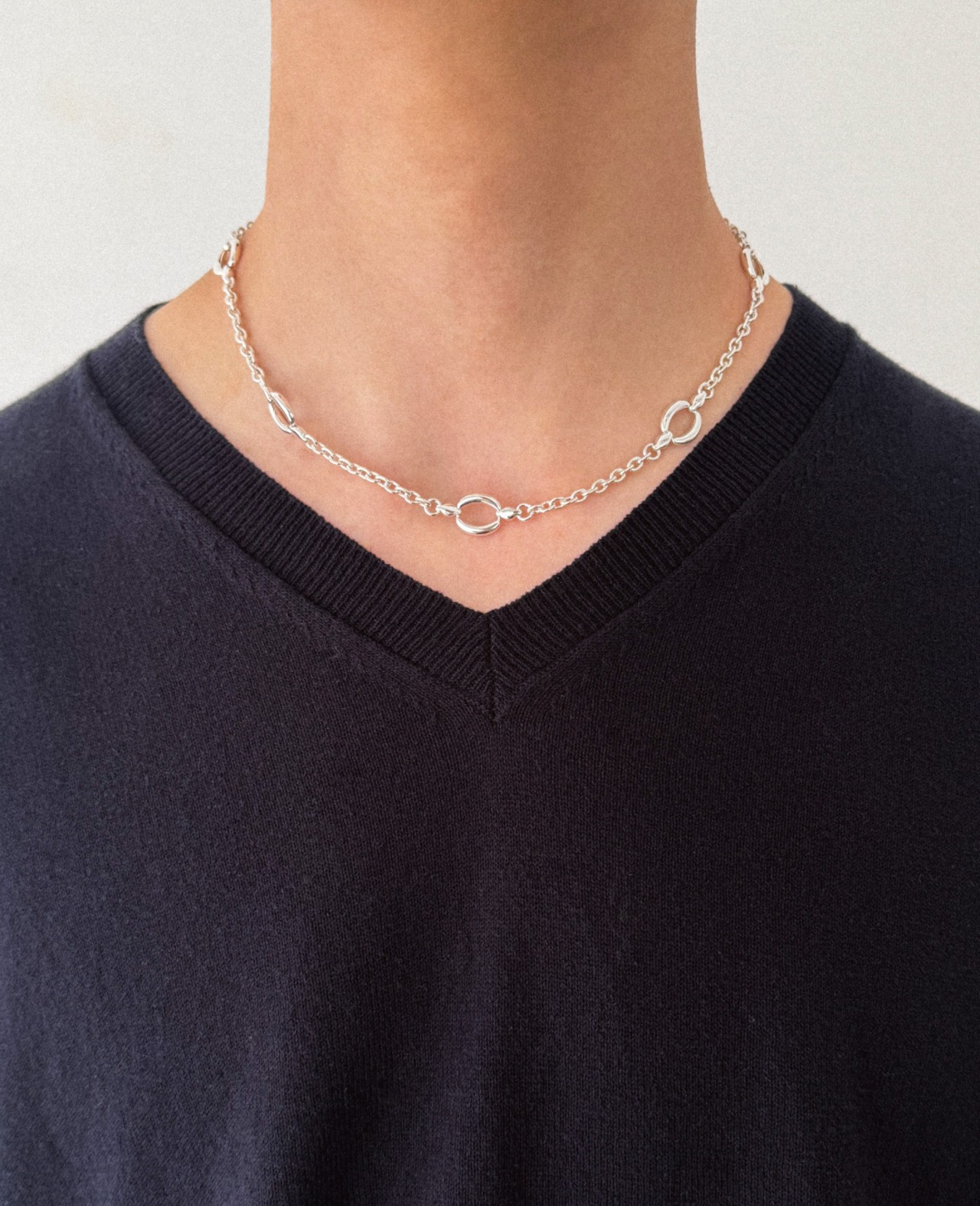 Fluid Station Chain Necklace "Alluré"