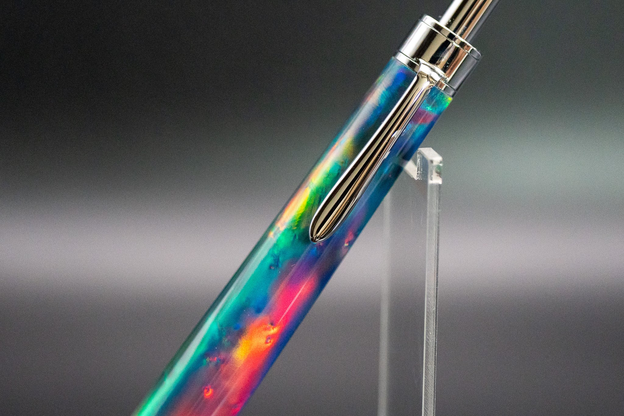 【科学技術と芸術の宝石】ハイブリッドオパール silver BP