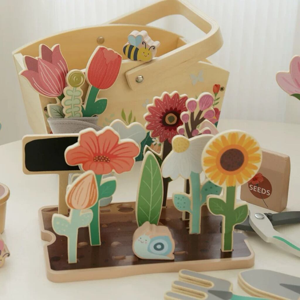 MY GARDEN木製おままごとセット 木のおもちゃ ガーデニング じょうろ