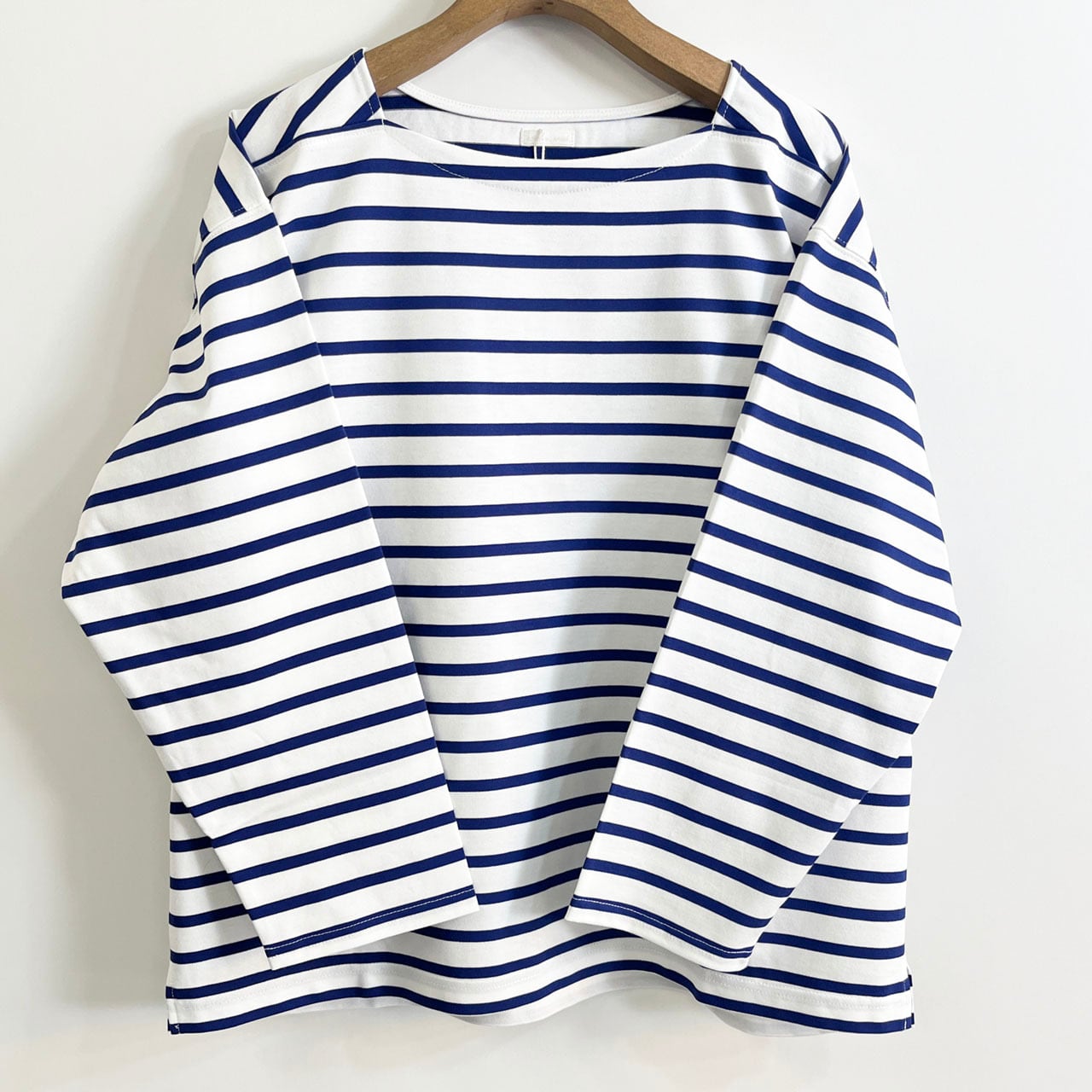 COMM.ARCH. コム・アーチ OG COTTON SQUARE NECK BORDERS オーガニック