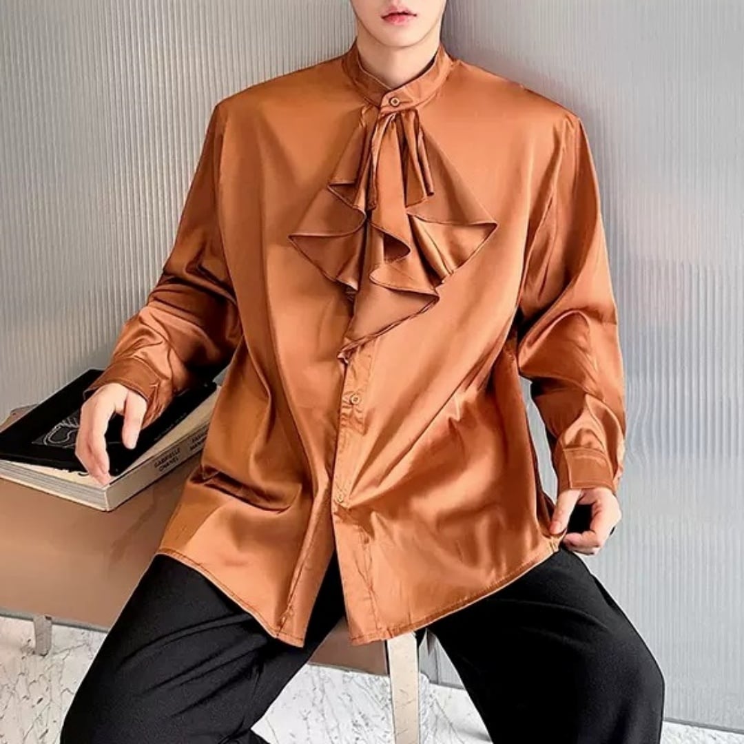 ★dear.gackt.zzz】コットンフリルカラーシャツsizeFREE ヘムフリルシャツ｜PETAL ONLINE（ペタルオンライン）