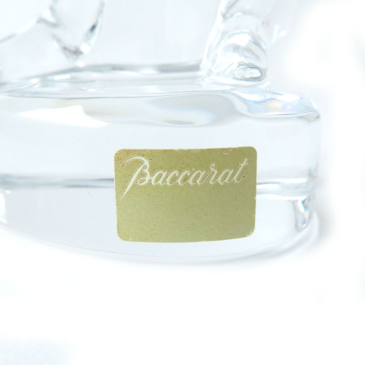 希少 BACCARAT バカラ ゴルファー IN クリスタル 1個 ピースに合わせた価格