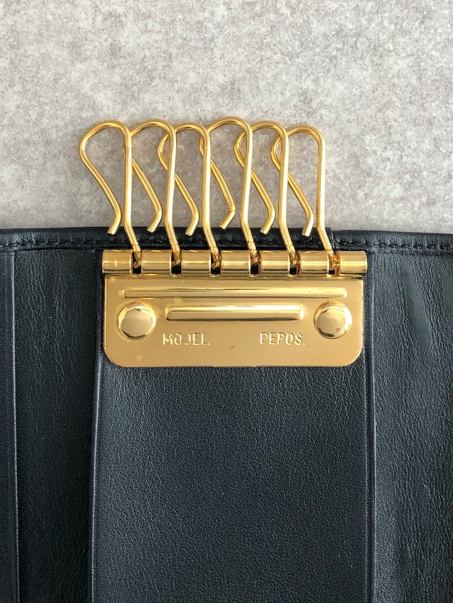 GUCCI グッチ キーケース ブラック バンブー レザー 6連 vintage ヴィンテージ オールド gzeecz