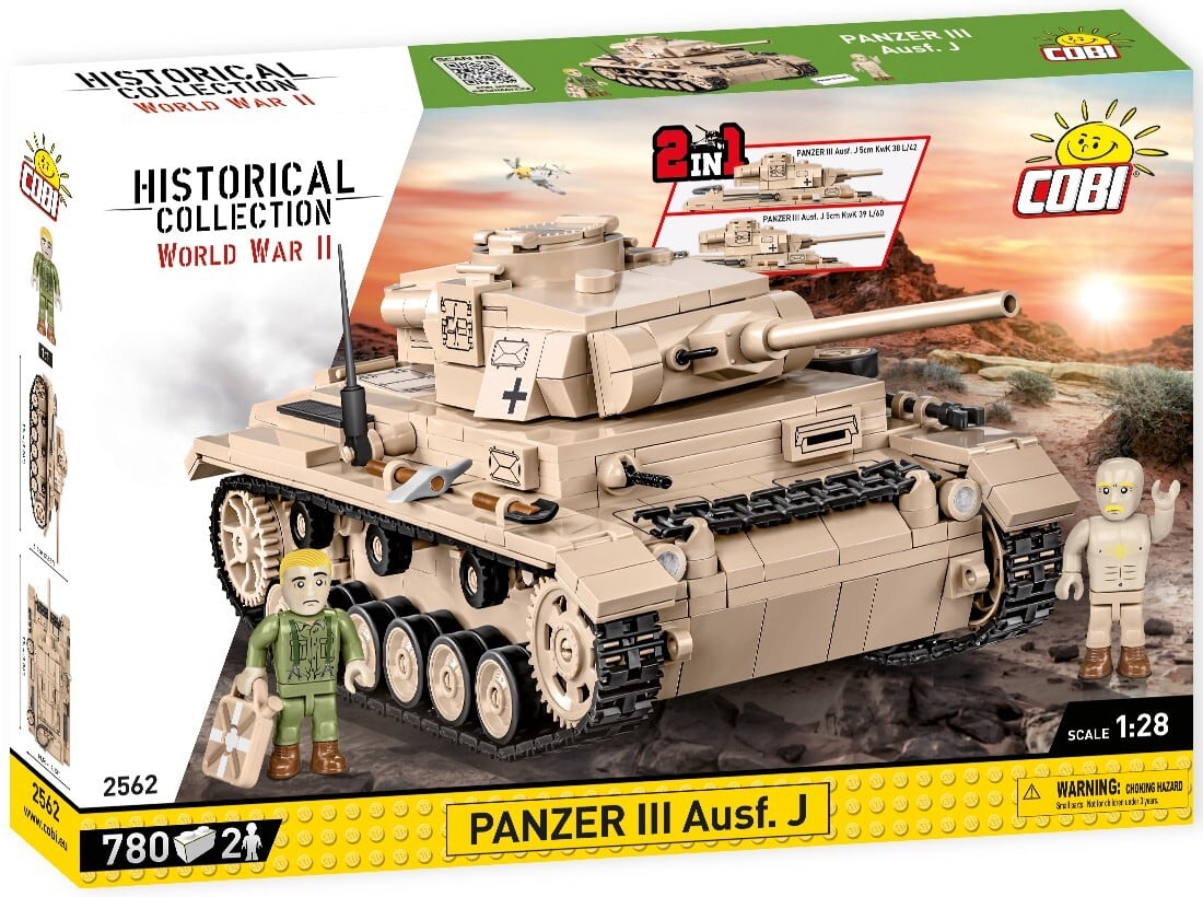 MILITARYBLOCK　(Panzer　III号戦車　Shop　COBI　Official　J　III)　#2562　Online　Ausf.　ミリタリーブロック公式オンラインショップ