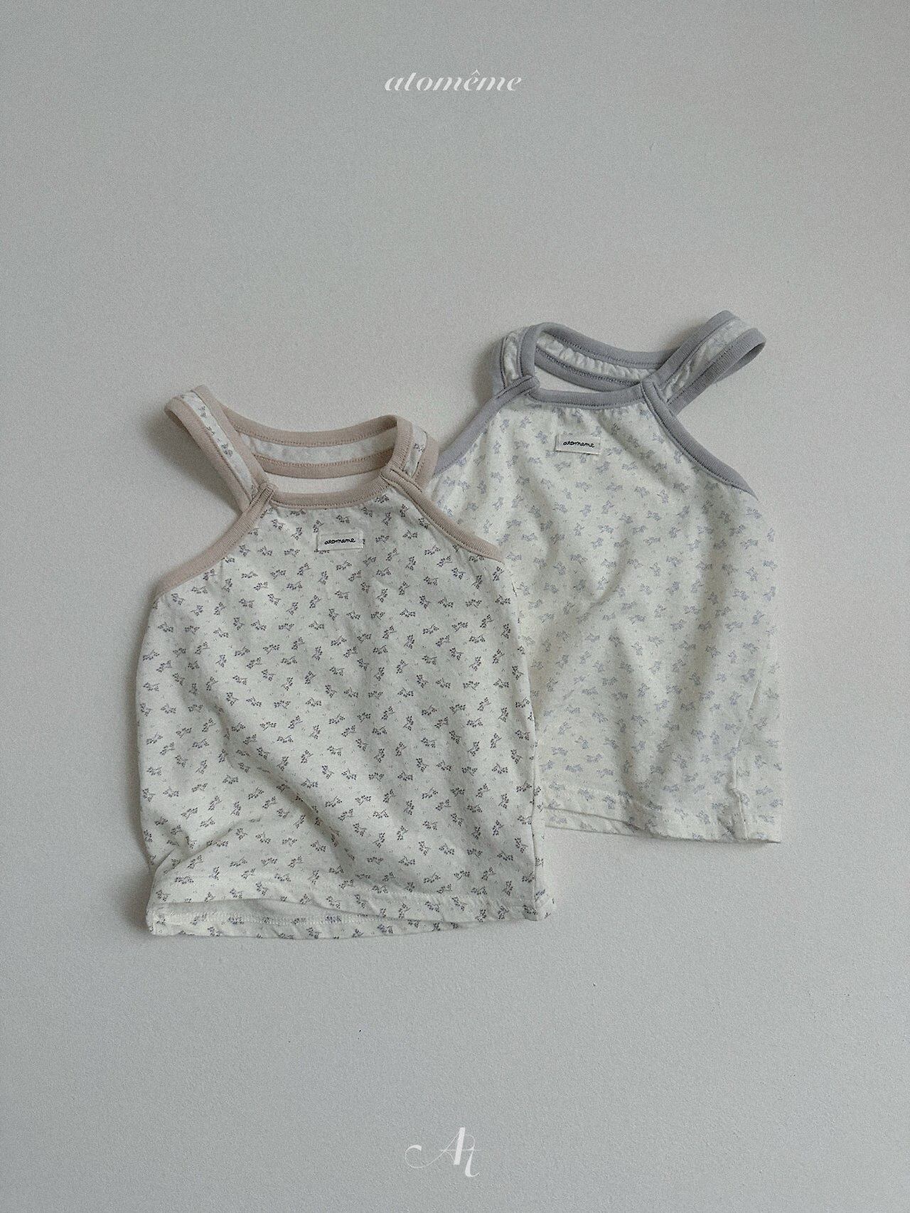 〘予約〙atomeme / Rene Flower Halter-neck Top