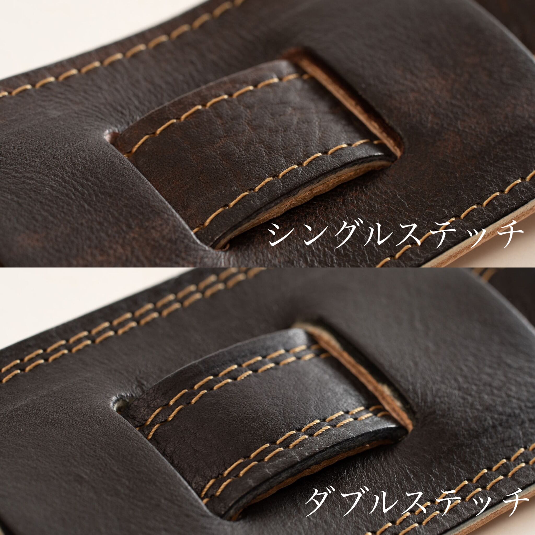 新品未使用　Rakuda ダークブラウン 迷ったらコレ】栃木オイルドビンテージストラップ ダークブラウン