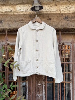 VLAS BLOMME |  WASHED LINEN COTTON RAMIE JACKET