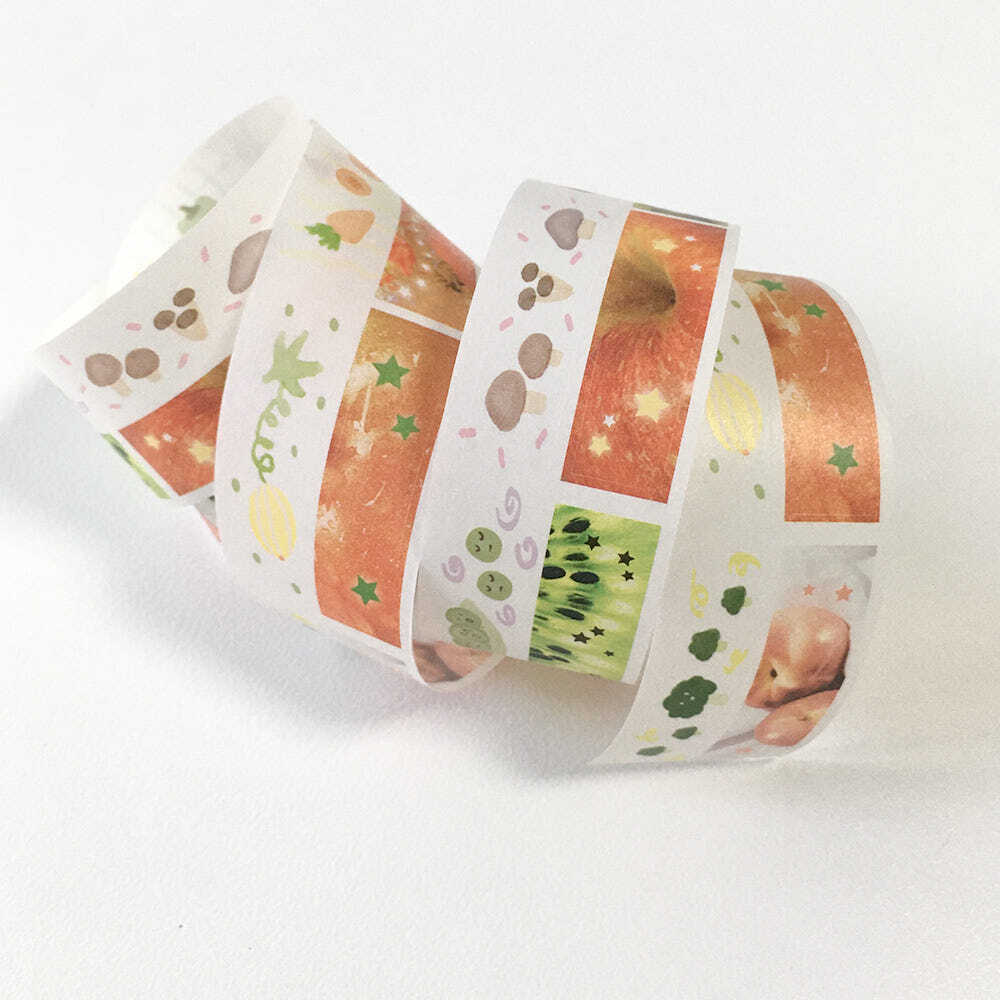 zafa】マスキングテープ 신선한 키스컷 glen キスカット | 韓国文具