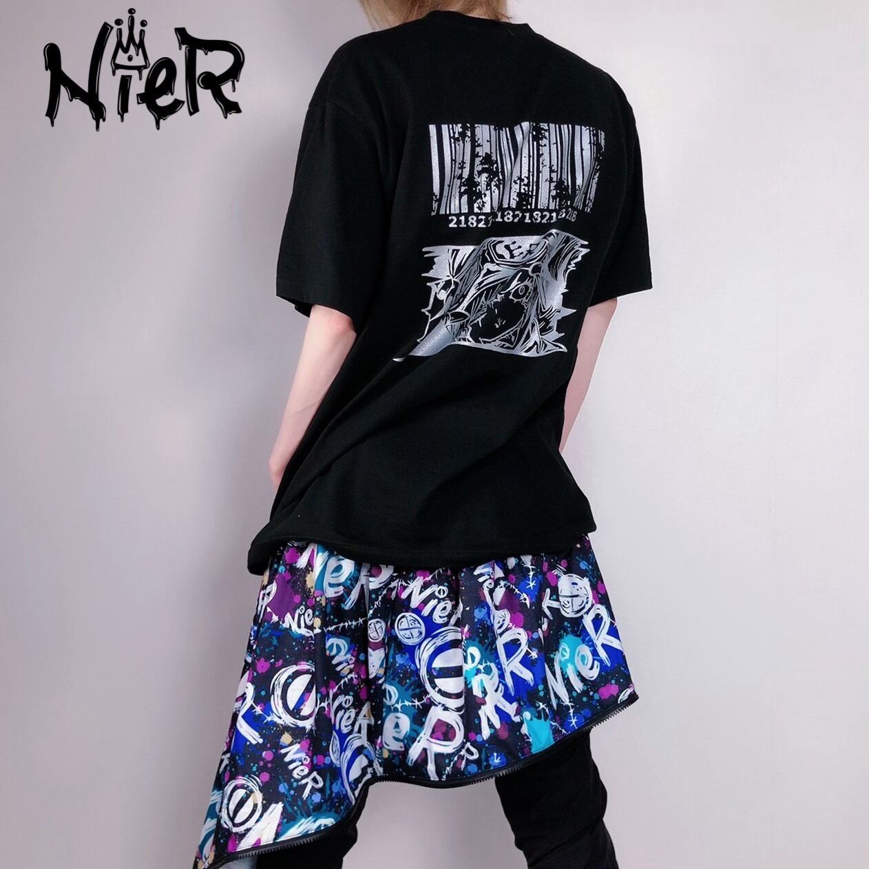 2WAY SARROUEL PANTS【切替ASYMMETRY】NieR PAINT NIER CLOTHING