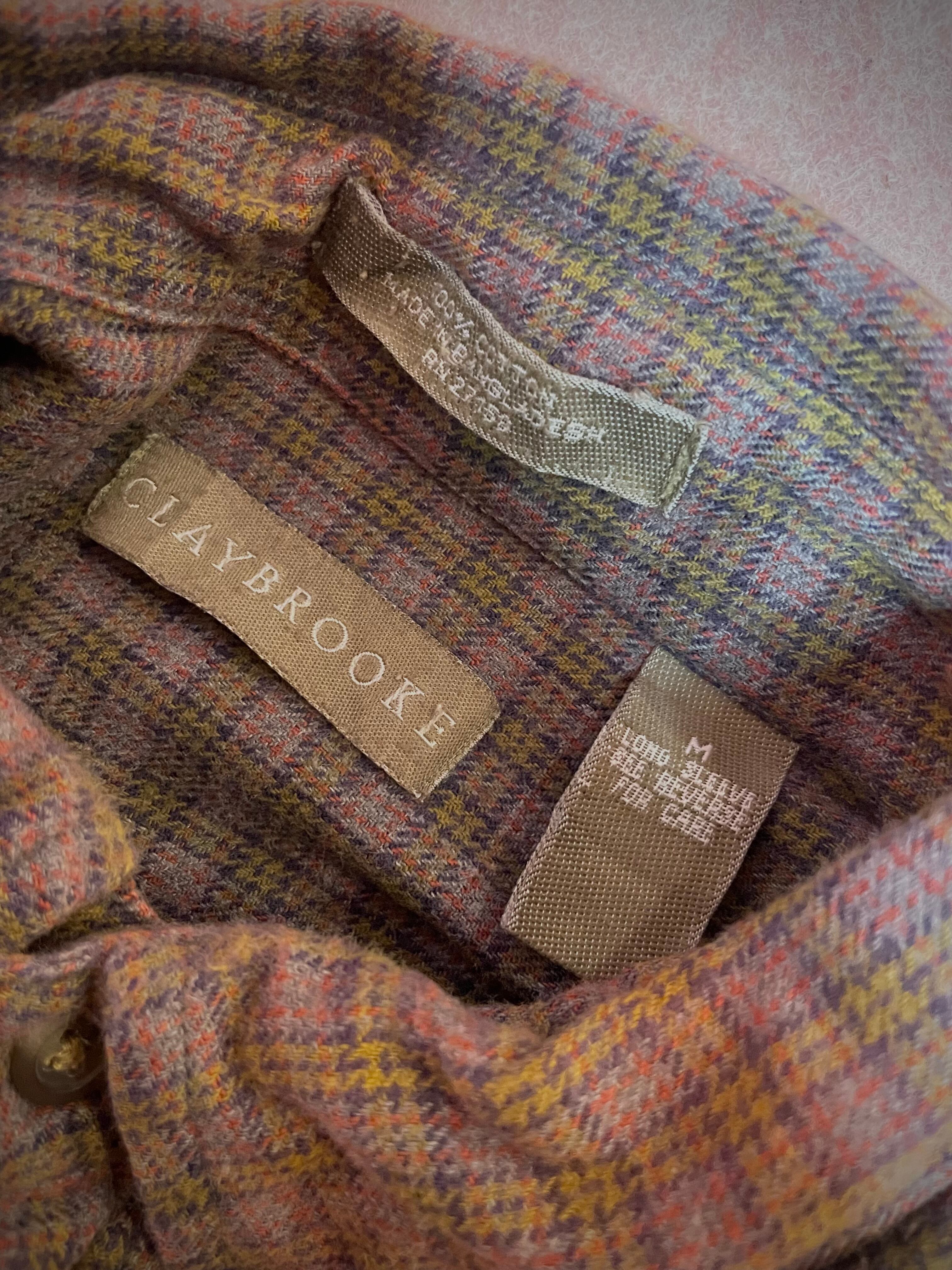 used bleach flannel shirt