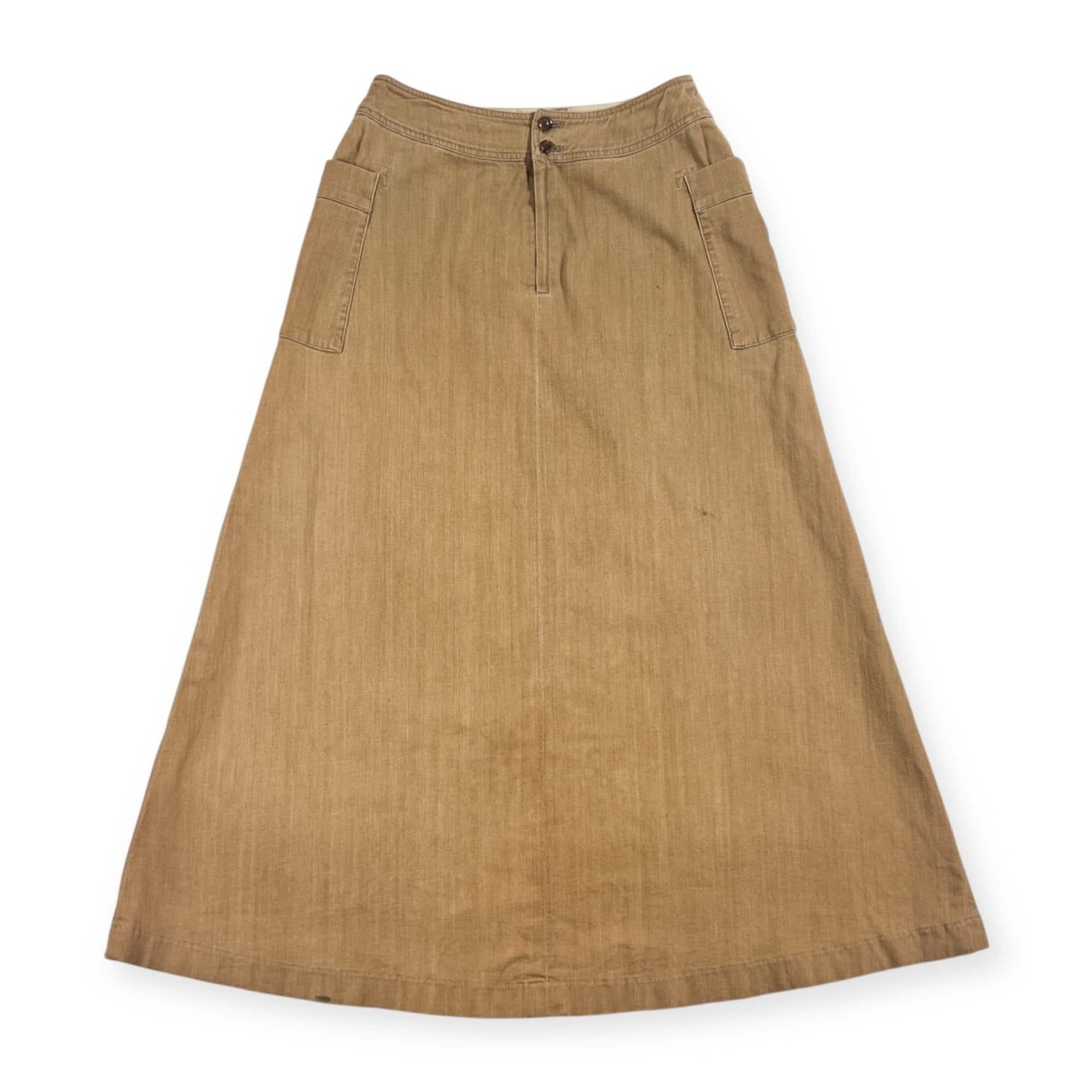 Mademoiselle NON NON マドモアゼルノンノ 台形スカート 36/ベージュ レディース