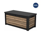KETER シグネチャー収納ボックス 630L オークウッド
