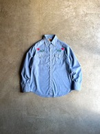 70's Sears WESTERN WEAR “EMBROIDERY CHAMBRAY WESTERN SHIRTS”