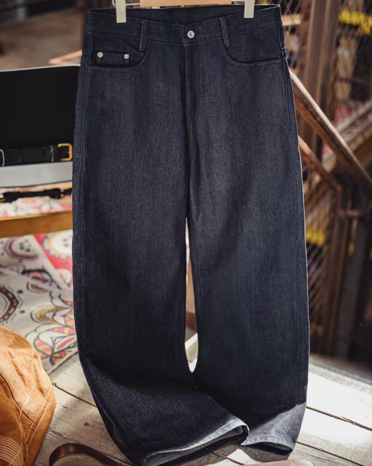 Vintage Style Straight Jeans  K0265