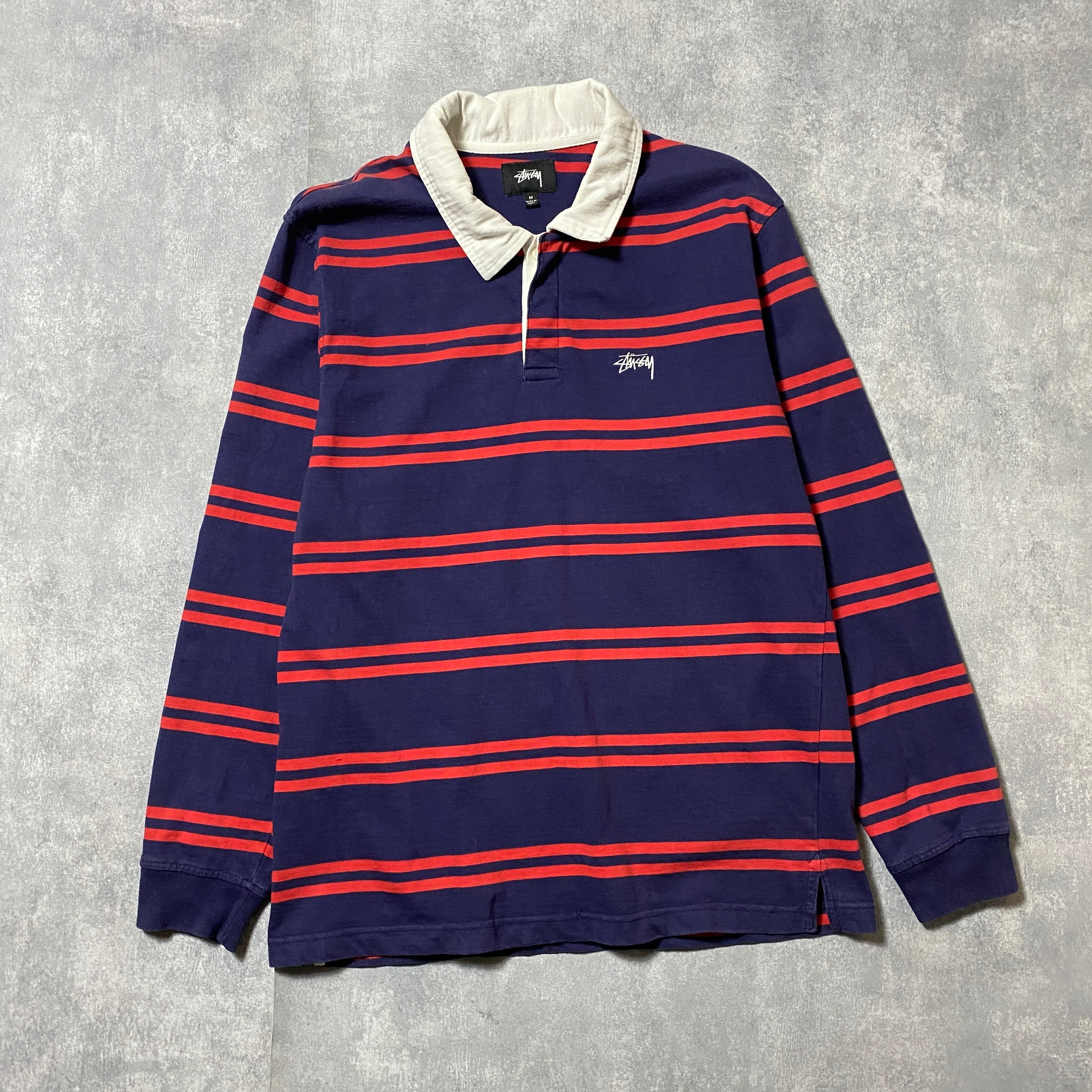 着丈675STUSSY ステューシー Stripe Long Tshirt