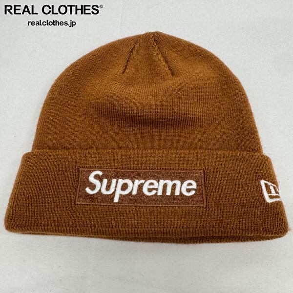 supreme シュプリーム　ニット帽　ビーニー　ボックスロゴ　ブラウン　茶色 Supreme/シュプリーム Box Logo Beanie/ボックス ロゴ ビーニー/ニット