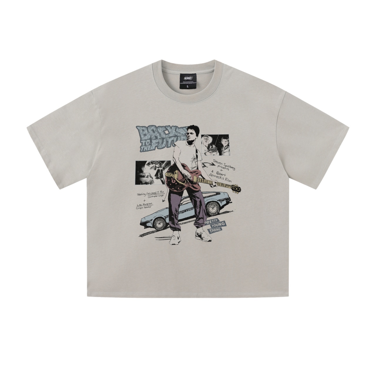 WSHOT Original Back to the Future Boxy Fit Tee WS158