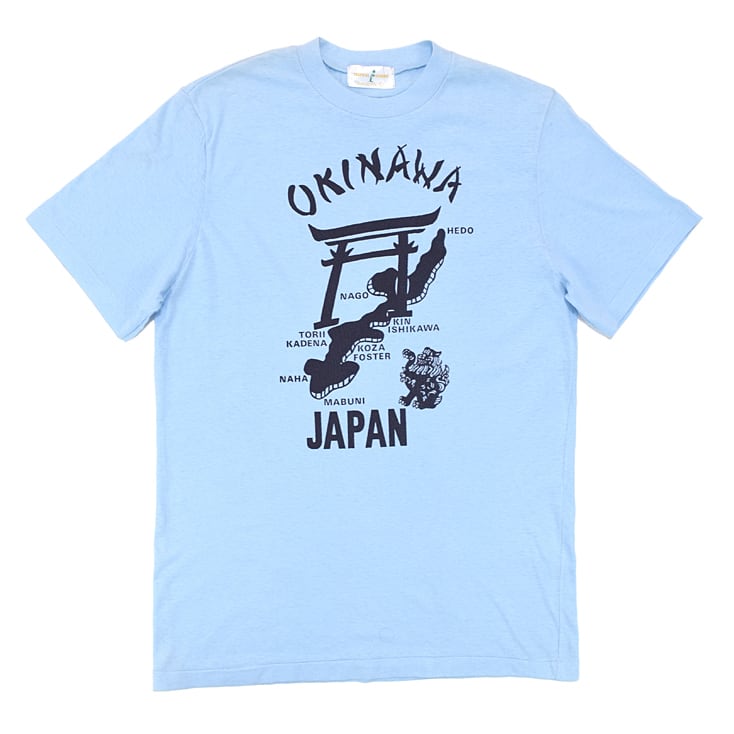 70'S TROPICAL FASHION スカジャン風 OKINAWA スーベニア ヴィンテージTシャツ 【L】 @BBZ1256 | ヤング衣料店  powered by BASE