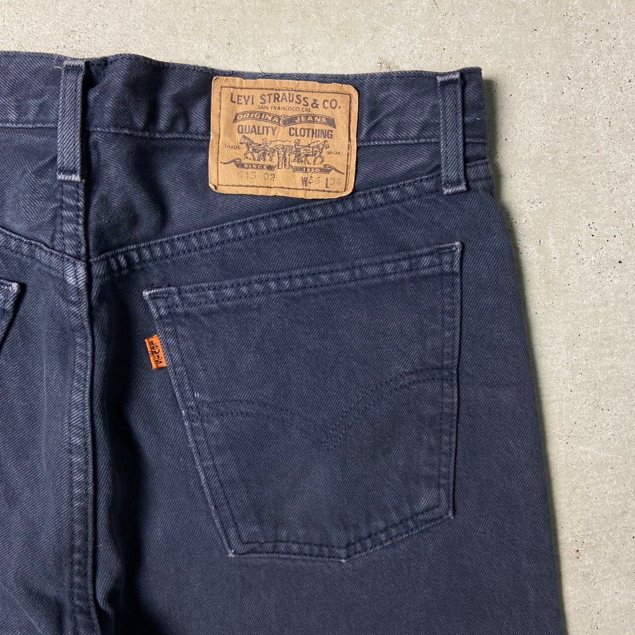 90年代 Levi's ユーロリーバイス 615 02 ワイドテーパードデニム ...