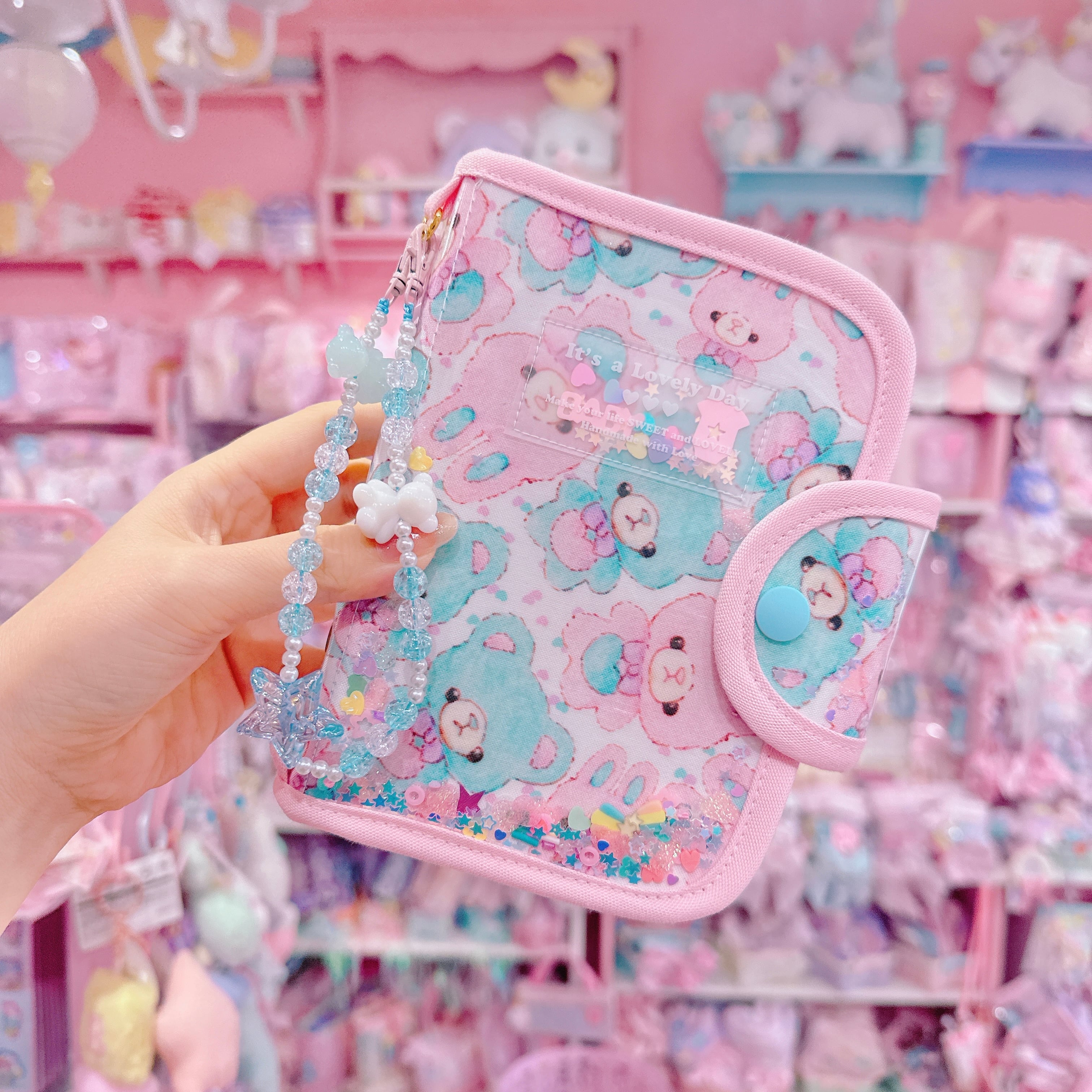 【E3】104-4ストラップ付き６穴バインダー（シール台紙付）