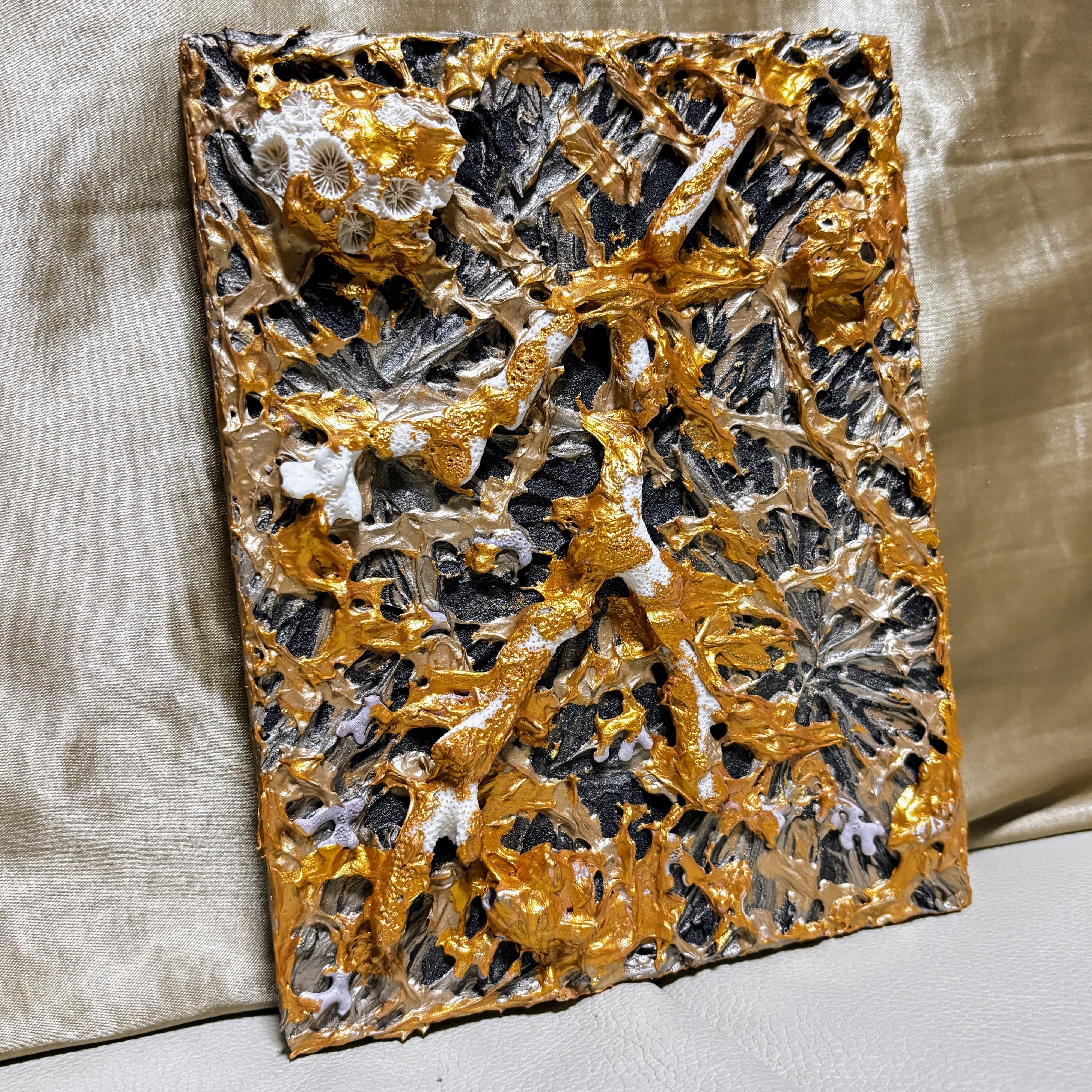 額縁 S3 フラット45 チタン ゴールド 安田精工 アート 油絵 アクリル画