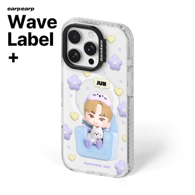 【Puzzle SEVENTEEN X EARP EARP】Magsafe CLEAR WAVE LABEL+ (JUN)