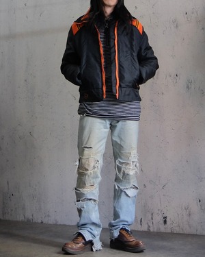 70's short down jacket