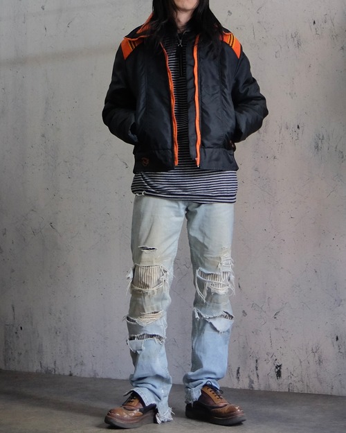 70's short down jacket