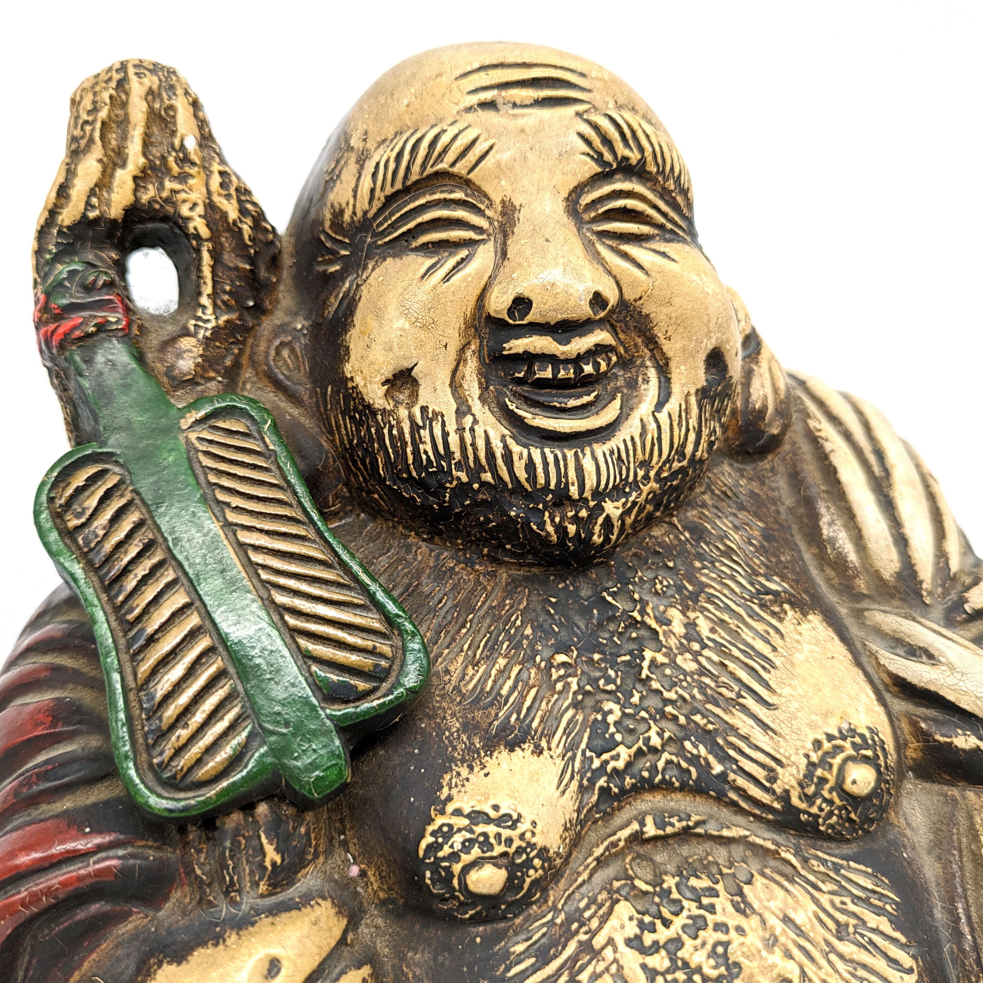 陶古園・布袋尊・陶器人形・焼物・インテリア・No.240508-44・梱包