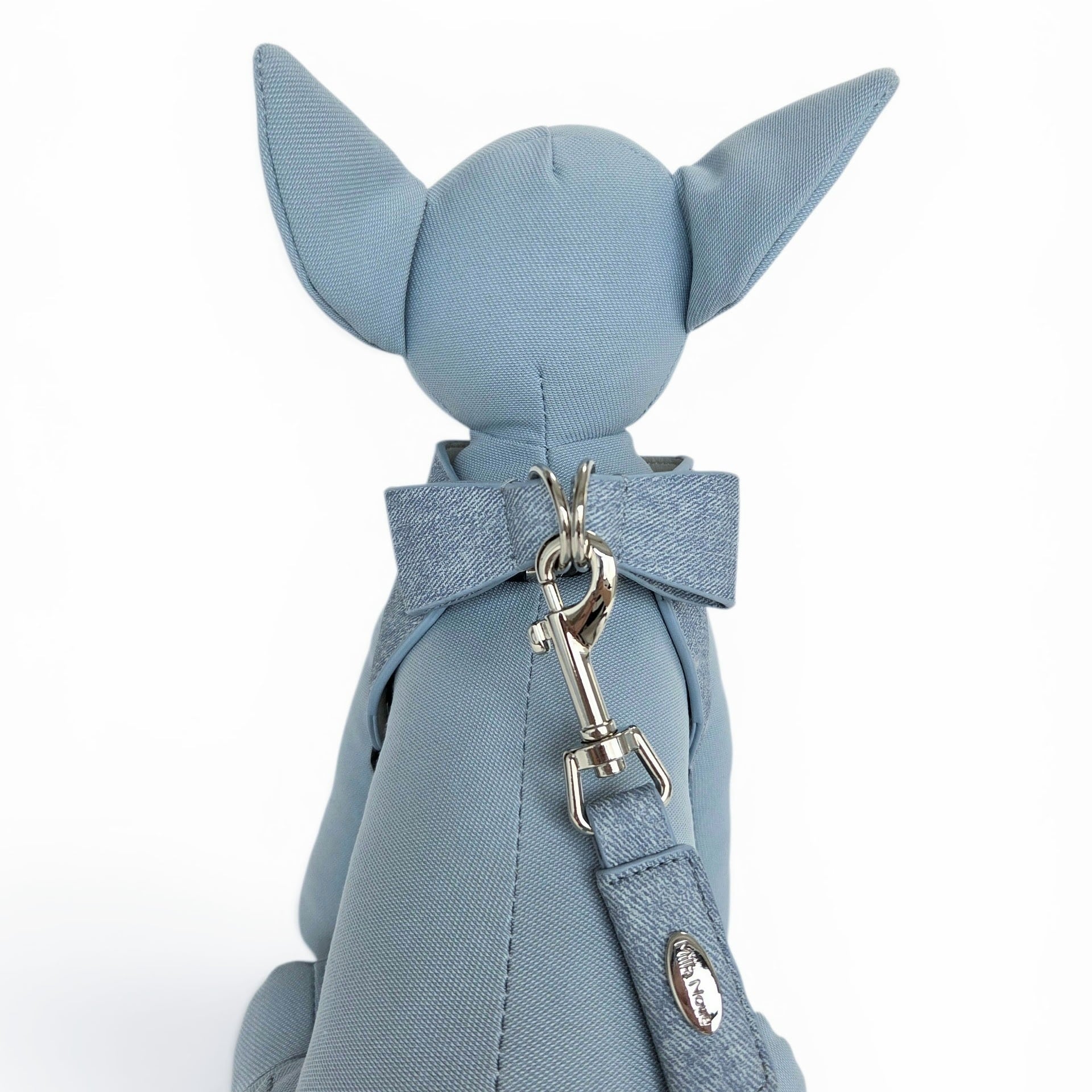 Milla Ribbon Harness Denim（名入れ刻印対応） バックリボンハーネス
