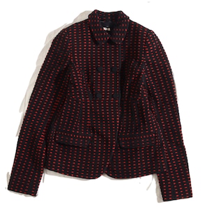 miumiu  check jacket  /  short coat  38