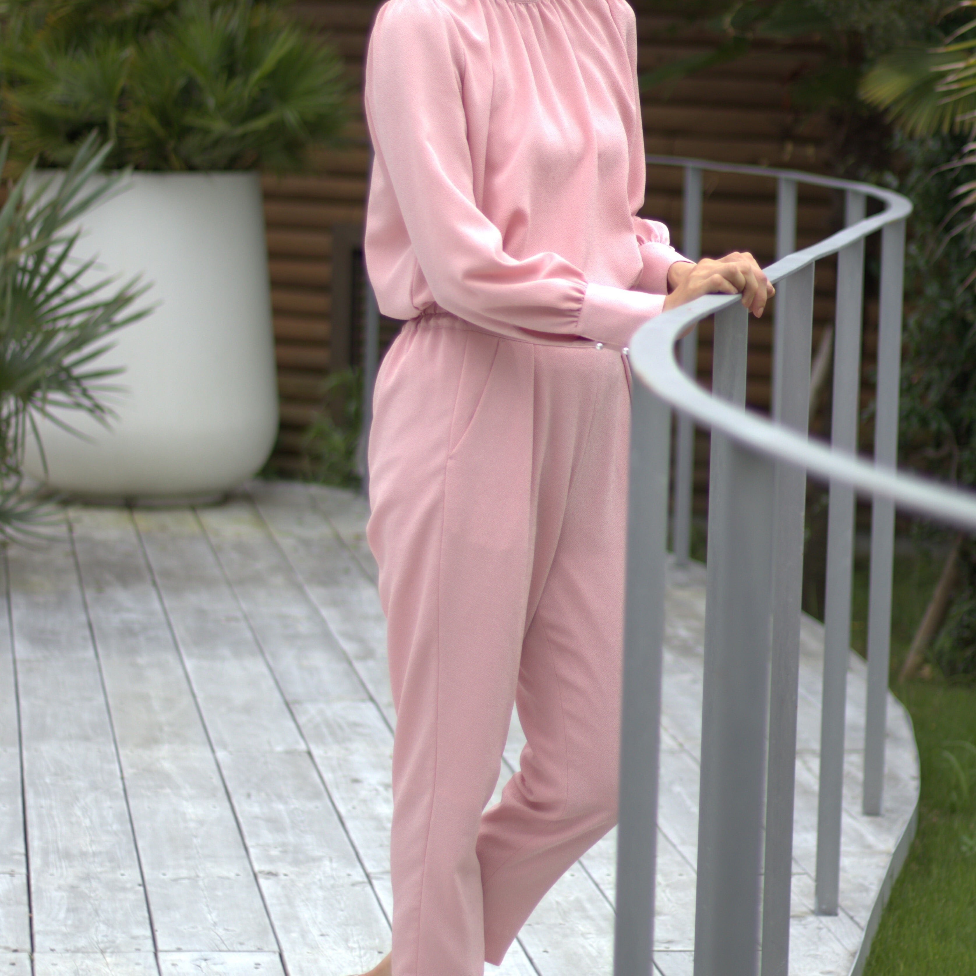 ピンク色 セットアップ | maru.mix.tan