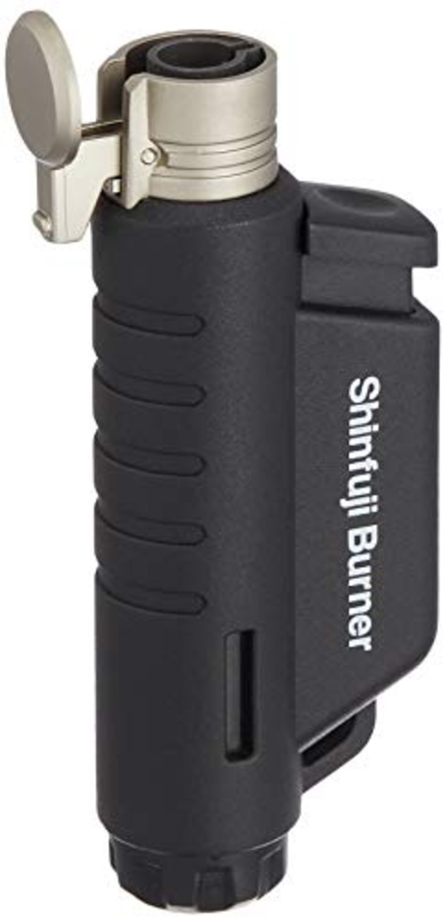 新富士バーナー(Shinfuji Burner) 小型トーチ RZ-521BK ブラック 本体: 奥行1.9cm 本体: 高さ8.0cm 本体: 幅3.5cm