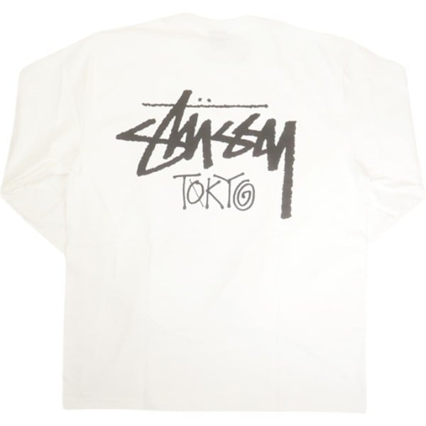 Size【XL】 STUSSY ステューシー STOCK TOKYO LS TEE WHITE 東京限定