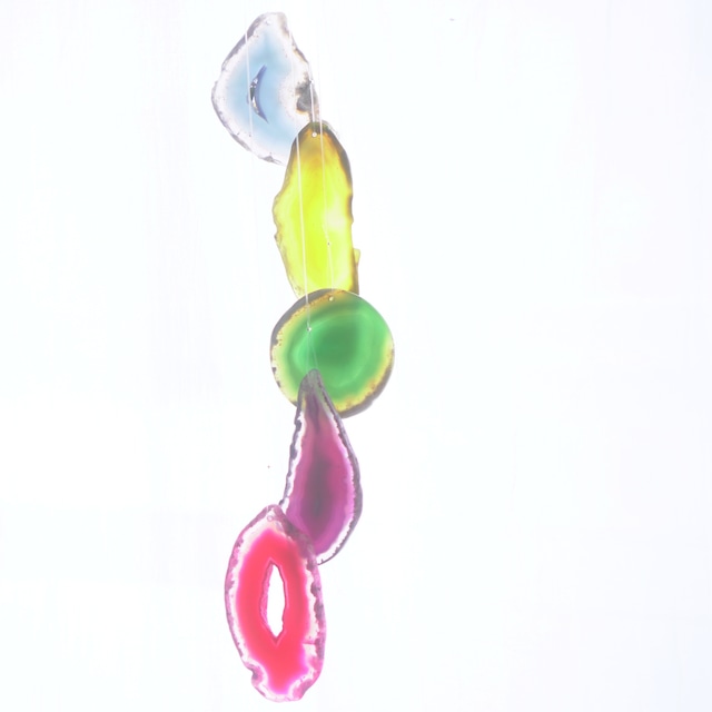 Aurora - アゲートヒーリングチャイム / Agate Sun Catcher Wind Chime 418