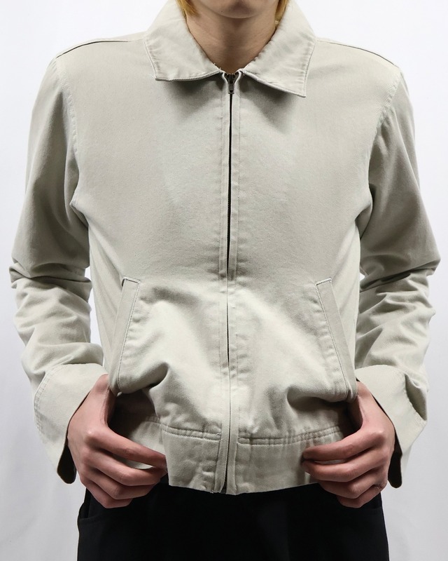 minimal cotton drizzler jacket