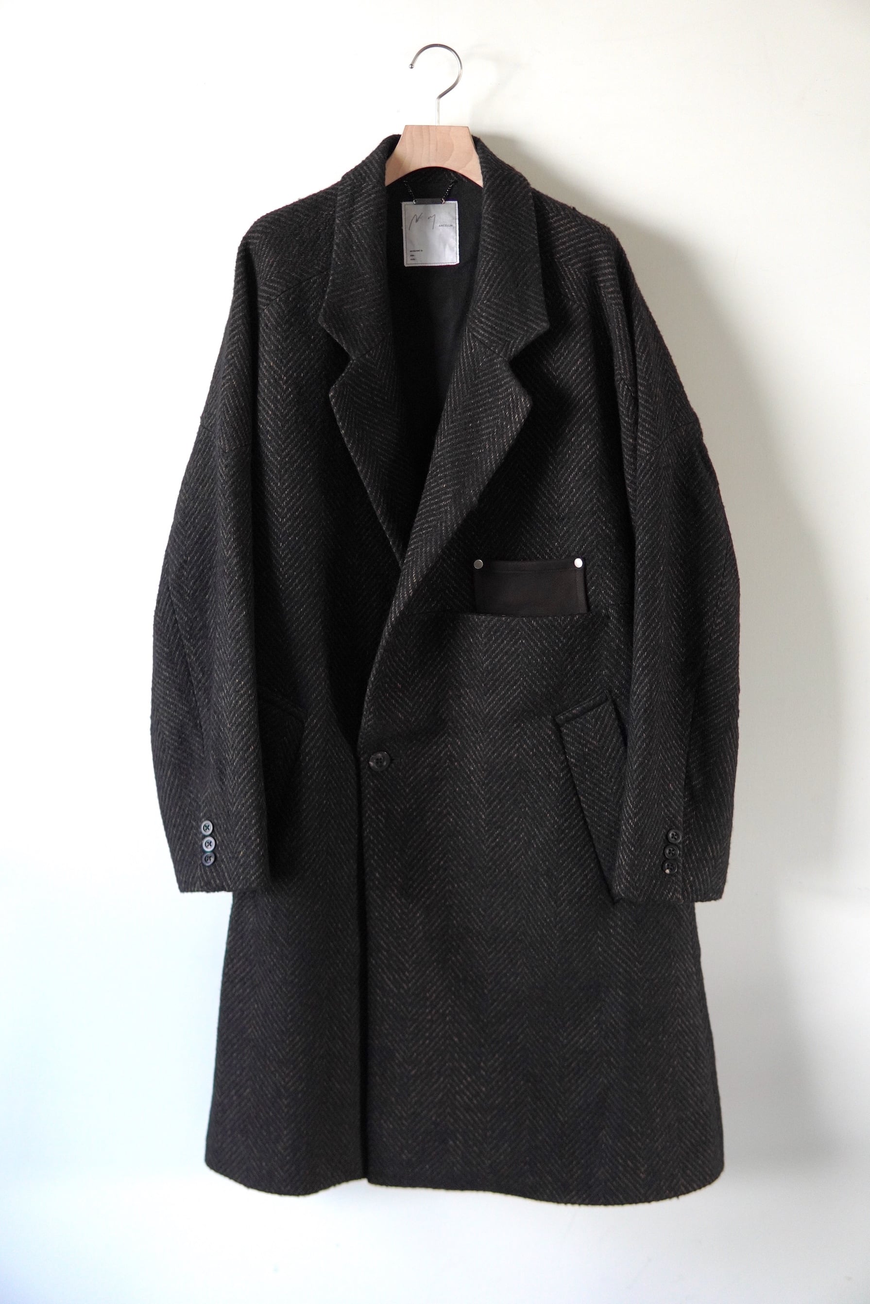 ANCELLM / SEMI-DOUBLE CHESTER COAT / ANC-JK55 | POETRY