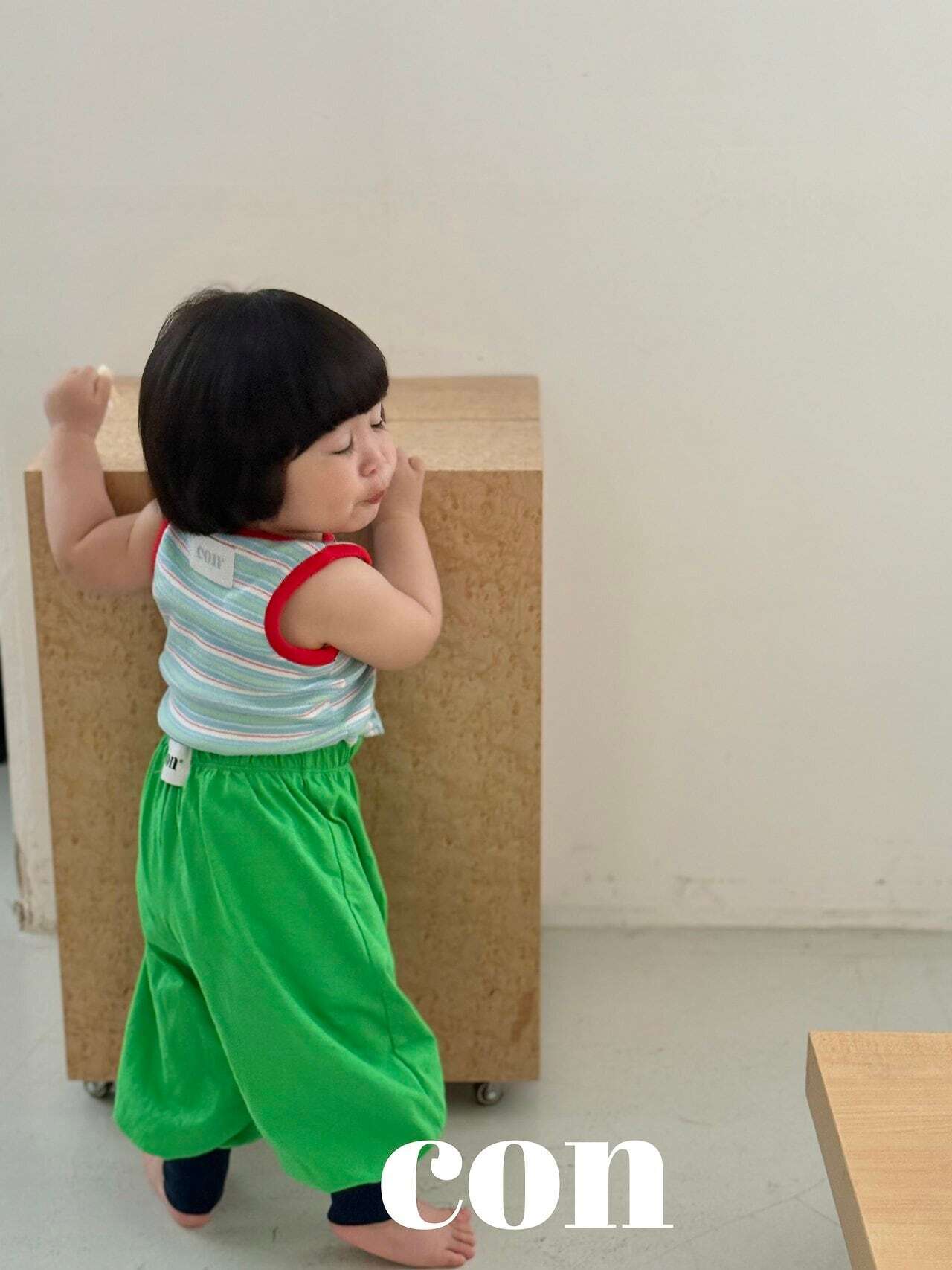 【予約】con. Block jogger pants