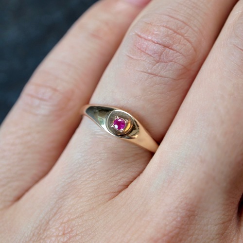 PISCES / "Amulet" Ring with One Eye - K10