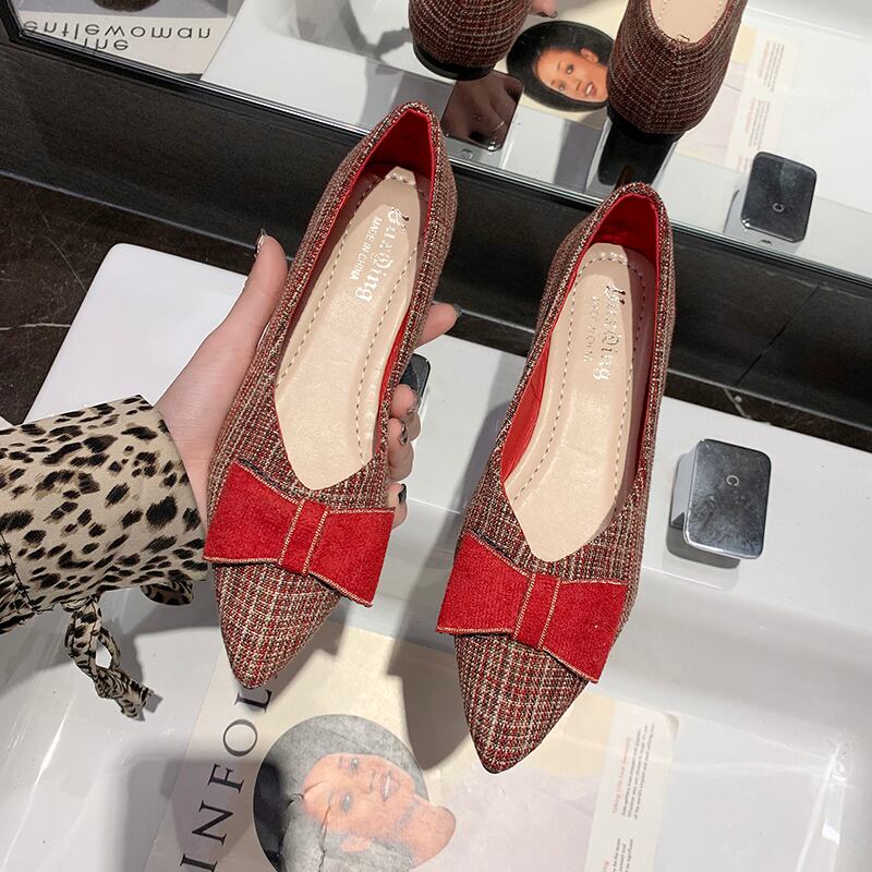 シングルレディーススプリングイブニング 靴 シューズ 春物 部族の婦人靴13028492703