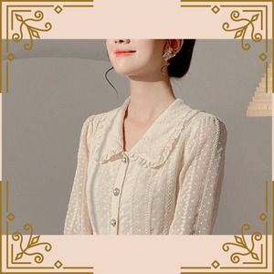 ♦レースブラウスワンピース♦trnd650