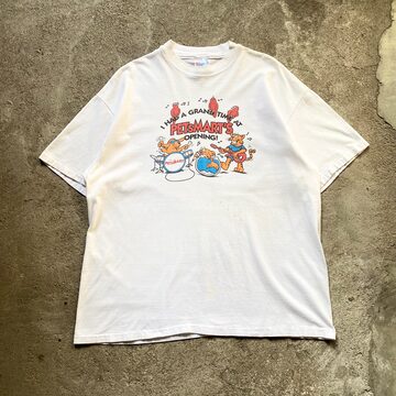 00s OLD STUSSY × 7STARS/Skull & Brush Tee/2006年/L/スカルプリントT 