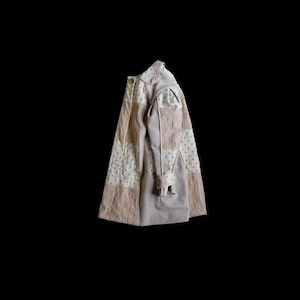 Re; project / Big Sleeves Middle Wool Combi Coat / 1970s / France