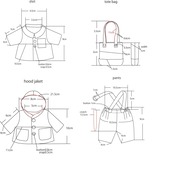 Vsb-0030 Runy beige bear set