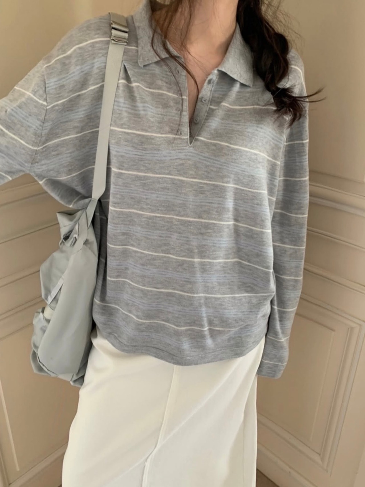 (予約) pretty young thing / Friend collar knit 3color