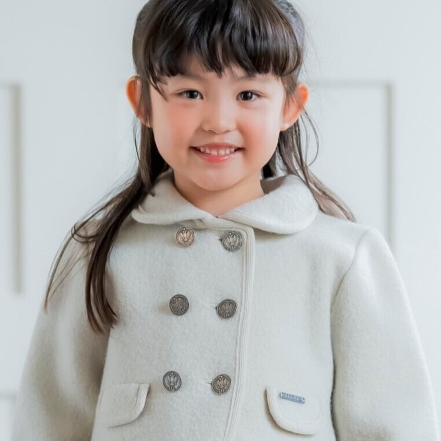 Marae - Double breasted coat Ivory