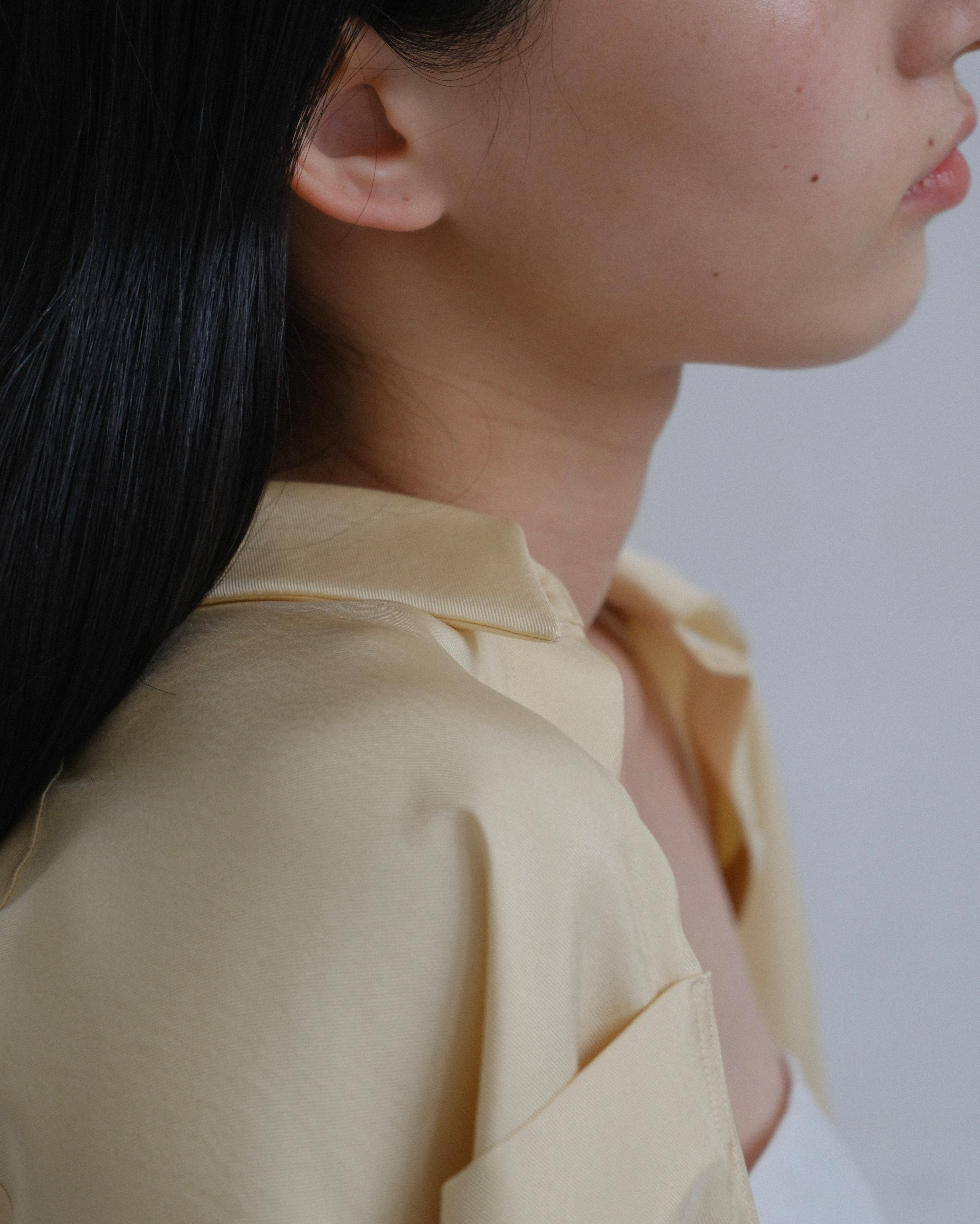 silky twill shirt - made in Japan - | aéré