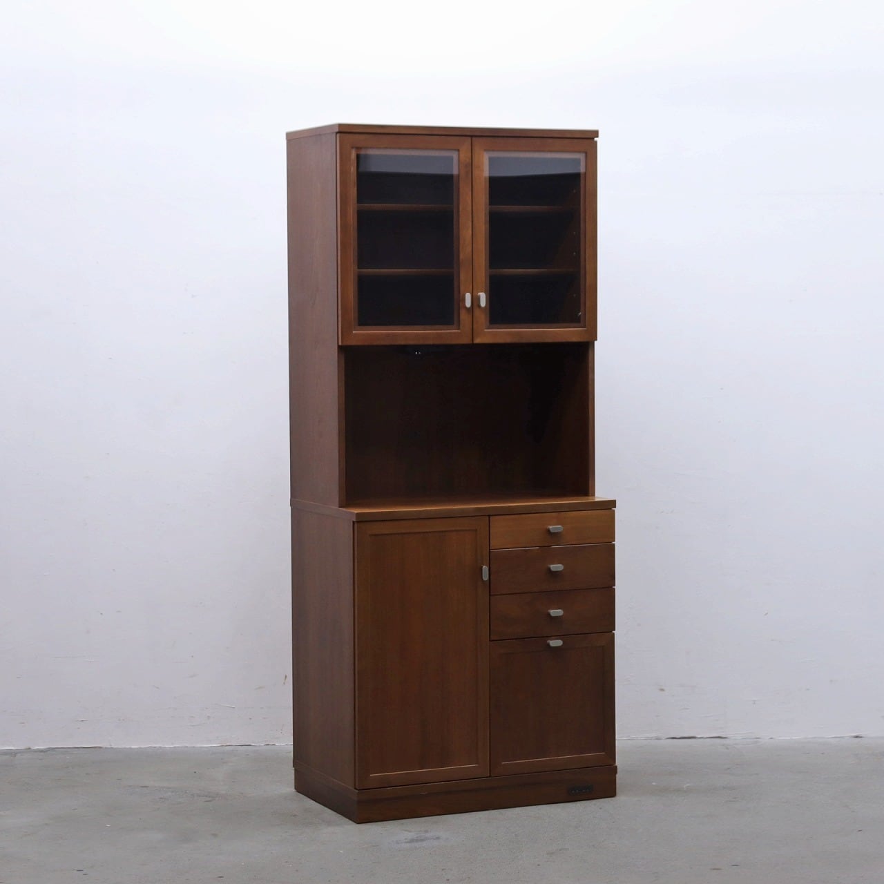 旭川 EARLY TIMES α アーリータイムスアルファ ウォールナット 食器棚 ラック 北欧デザイン RCT03044